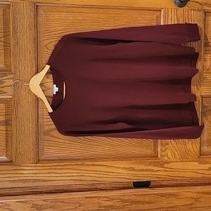 Womens J Jill 100% merino wool sweater size large.